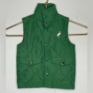 Beaufort Bonnet Company vest green sz 2t